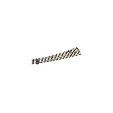 Peco SLE87 HO/OO Code 100 Left Hand Curved Turnout Electrofrog